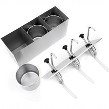 Cargar imagen en el visor de la galería, DISPENSADOR C/3 ESTACIONES 3 LT C/U AC INOX
