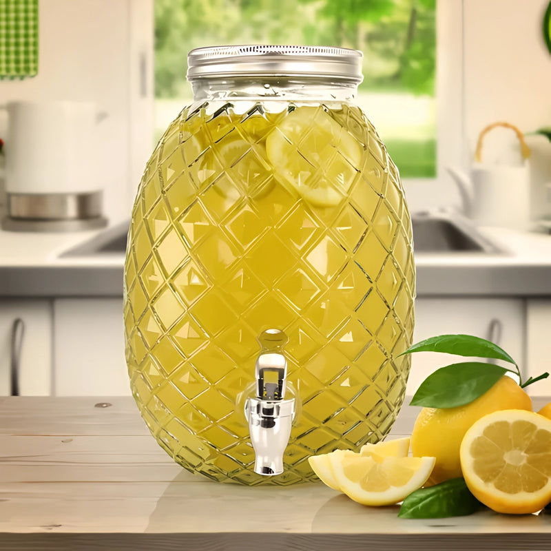 DISPENSADOR PIÑA DE VIDRIO 5 LT