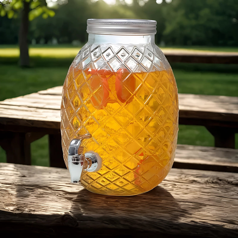 DISPENSADOR PIÑA DE VIDRIO 5 LT