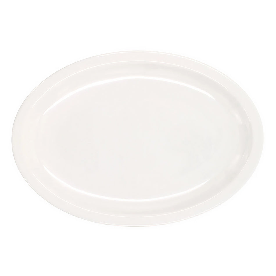 DM PLATO OVALADO 11.5" BLANCO 30 CM