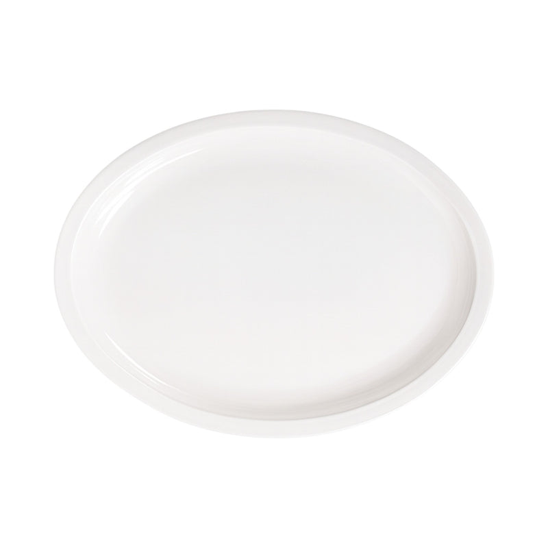DM PLATO OVALADO 11.5" BLANCO 30 CM