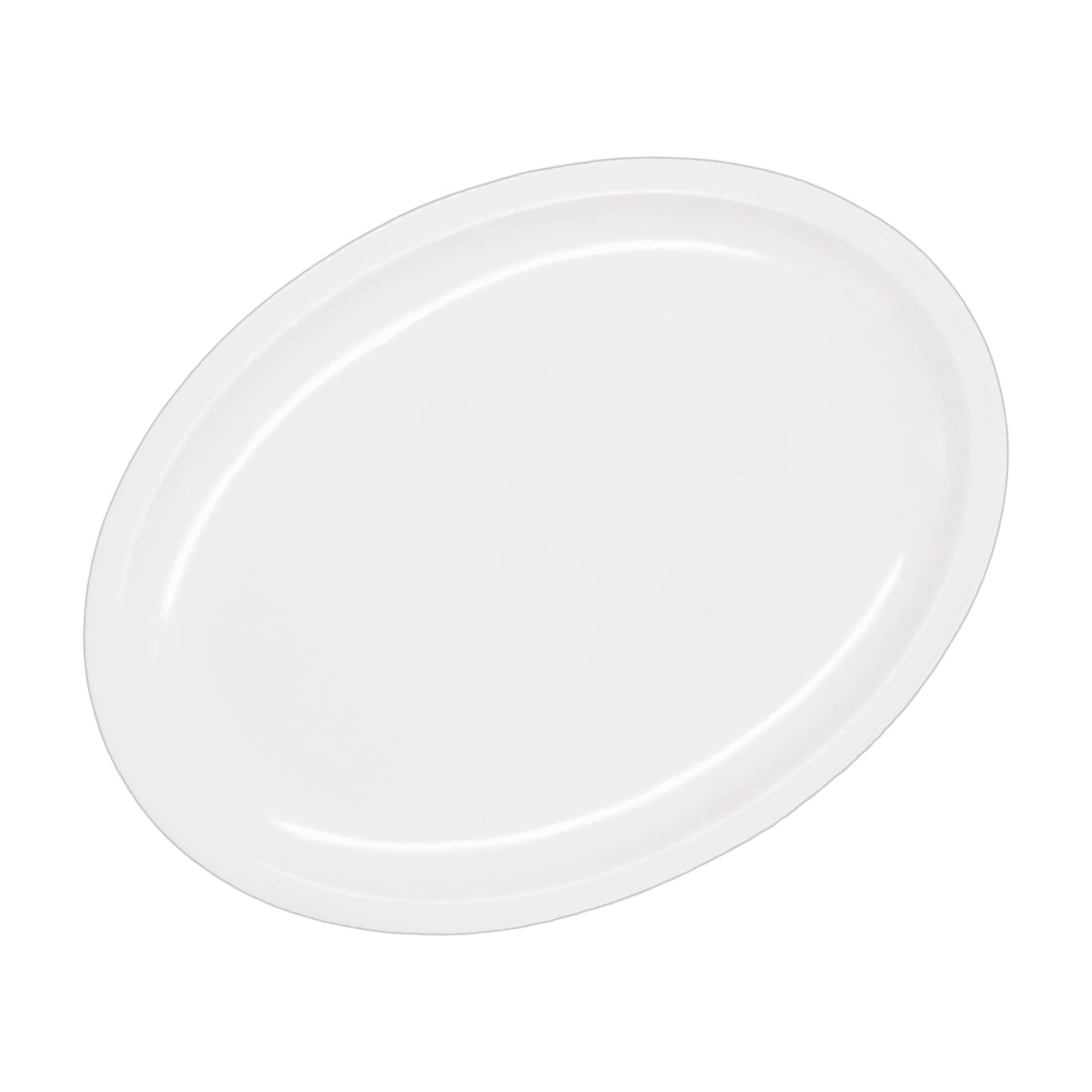 DM PLATO OVALADO 13.5" BLANCO 34 CM