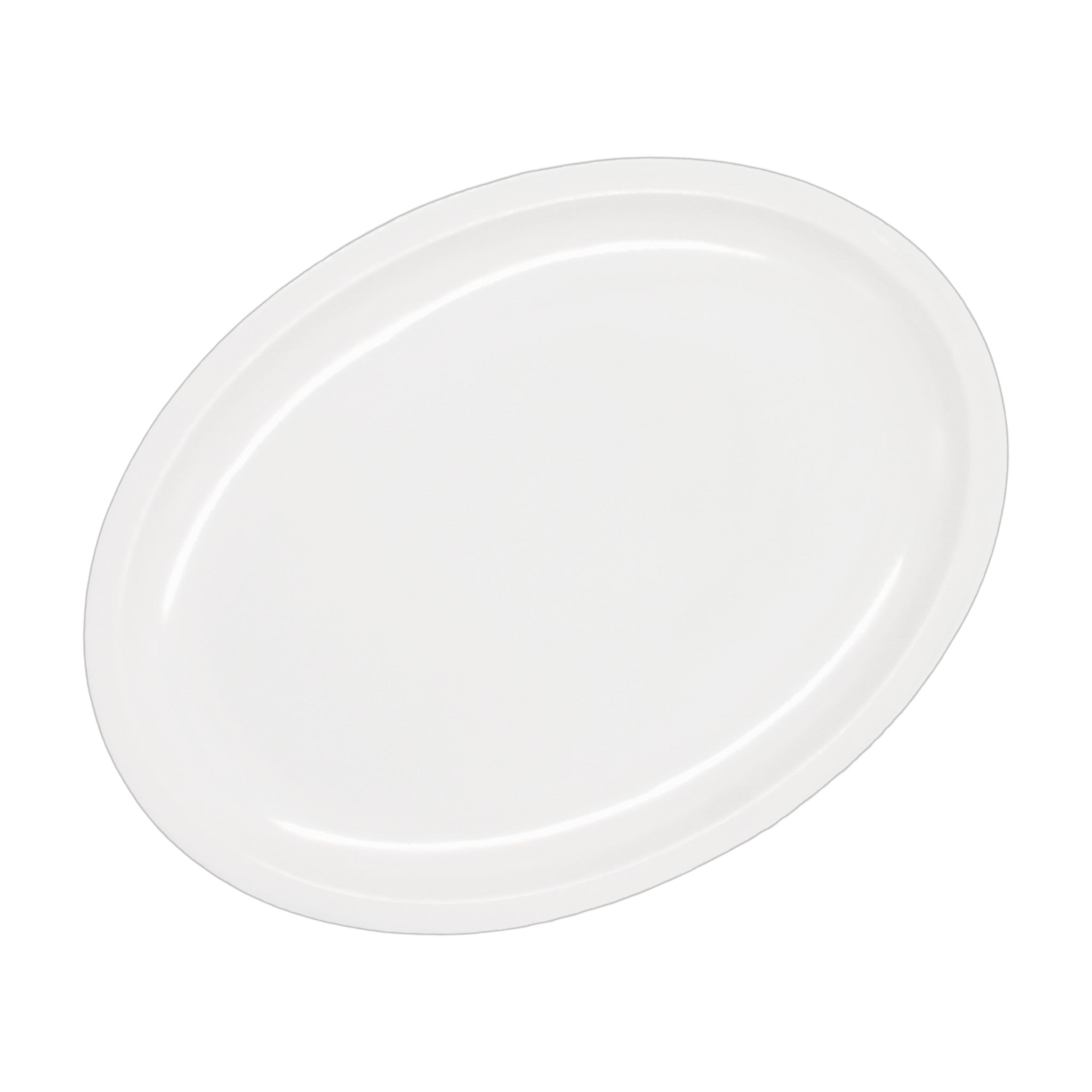 DM PLATO OVALADO 13.5" BLANCO 34 CM