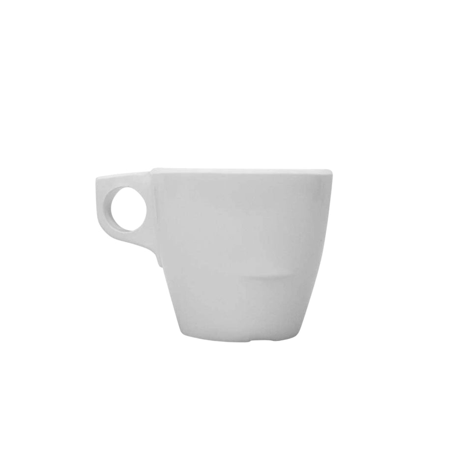 DM TAZA 227 ML MELAMINA BLANCO