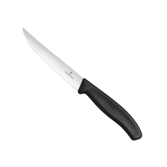 SET 2 PZ CUCHILLO CARNE 12 CM NEGRO