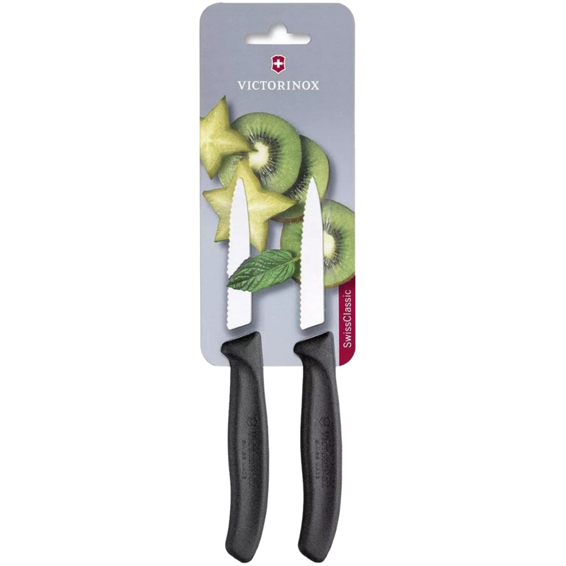SET 2 PZ CUCHILLO MONDADOR 08 CM NEGRO
