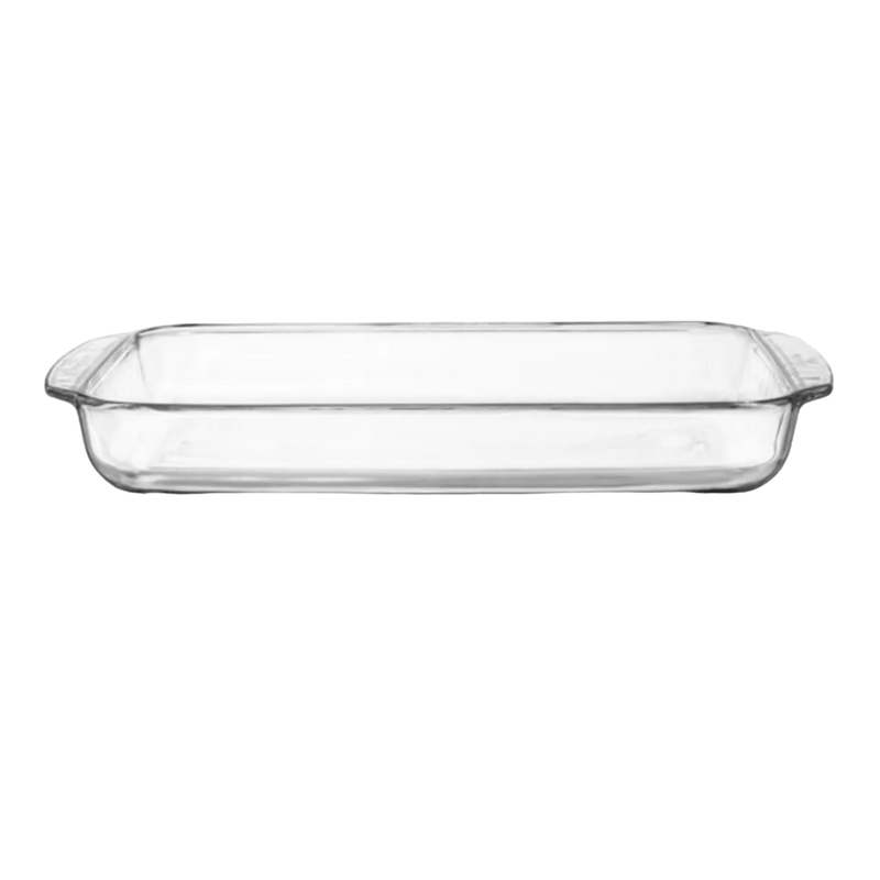 BANDEJA RECTANGULAR 2.73 LT GLASSIA