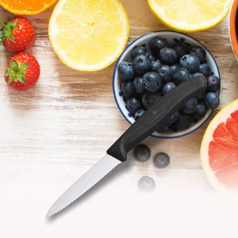SET 2 PZ CUCHILLO MONDADOR 08 CM NEGRO