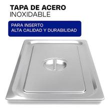 Cargar imagen en el visor de la galería, TAPA AC INOX 1/1
