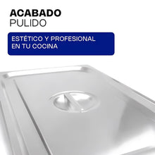 Cargar imagen en el visor de la galería, TAPA AC INOX 1/1

