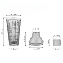Cargar imagen en el visor de la galería, SHAKER C/VASO DE VIDRIO
