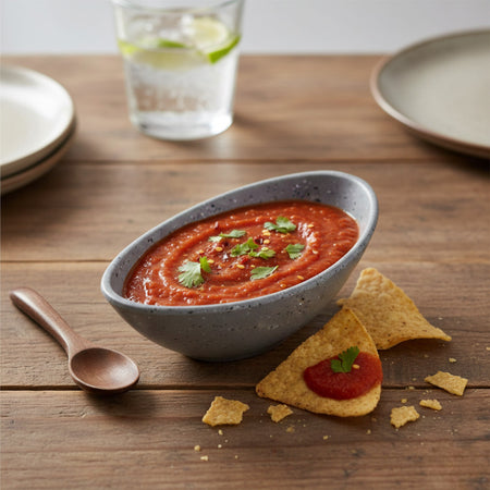 ECO GRAY MINI PLATO CANOA