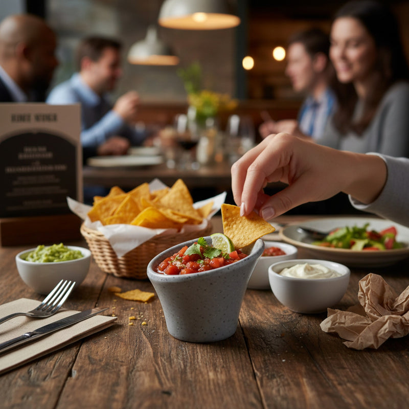 ECO GRAY RAMEQUIN INCLINADO 7 CM