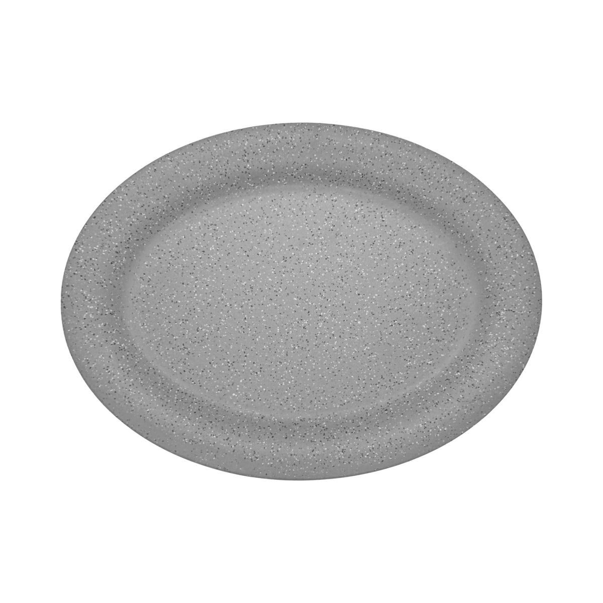 ECO GREY PLATO OVALADO 30 CM