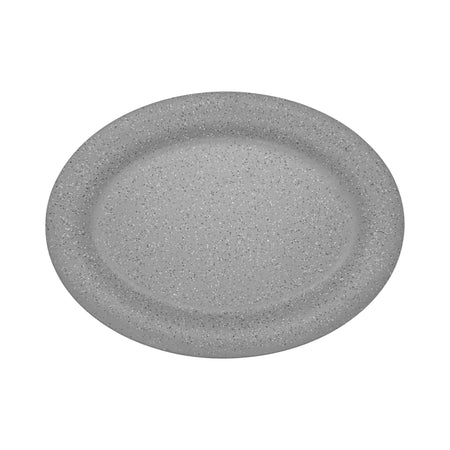 ECO GREY PLATO OVALADO 30 CM