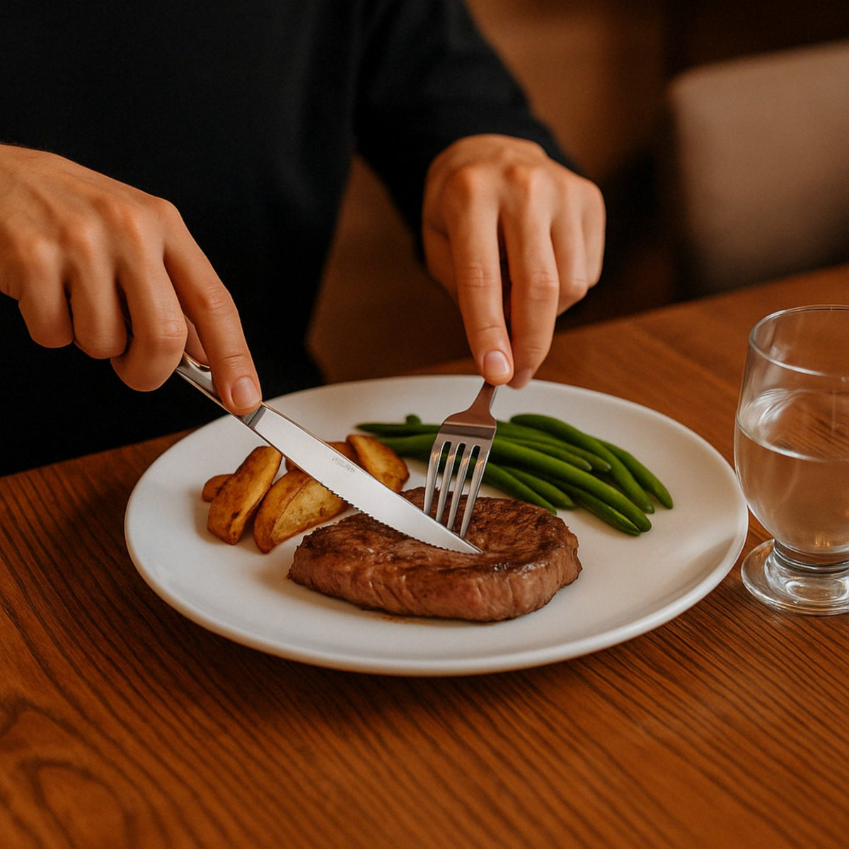 ELISA CUCHILLO DE CARNE C/2 PZ