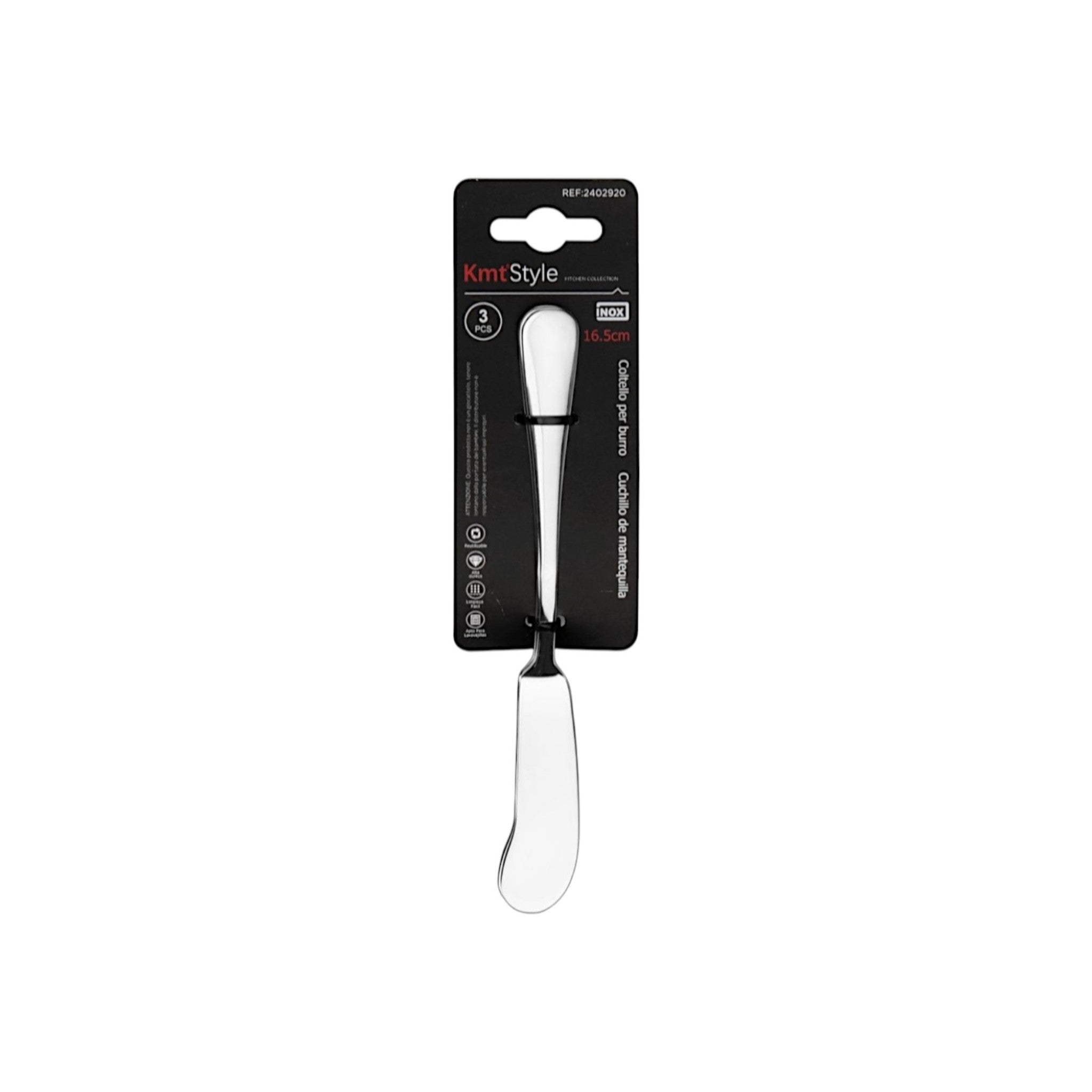 ELISA CUCHILLO MANTEQUILLA C/3 PZ