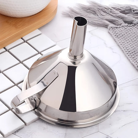 EMBUDO C/COLADOR REMOVIBLE 5" AC INOX
