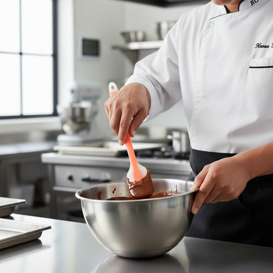 ESPATULA  SILICON 11" NARANJA