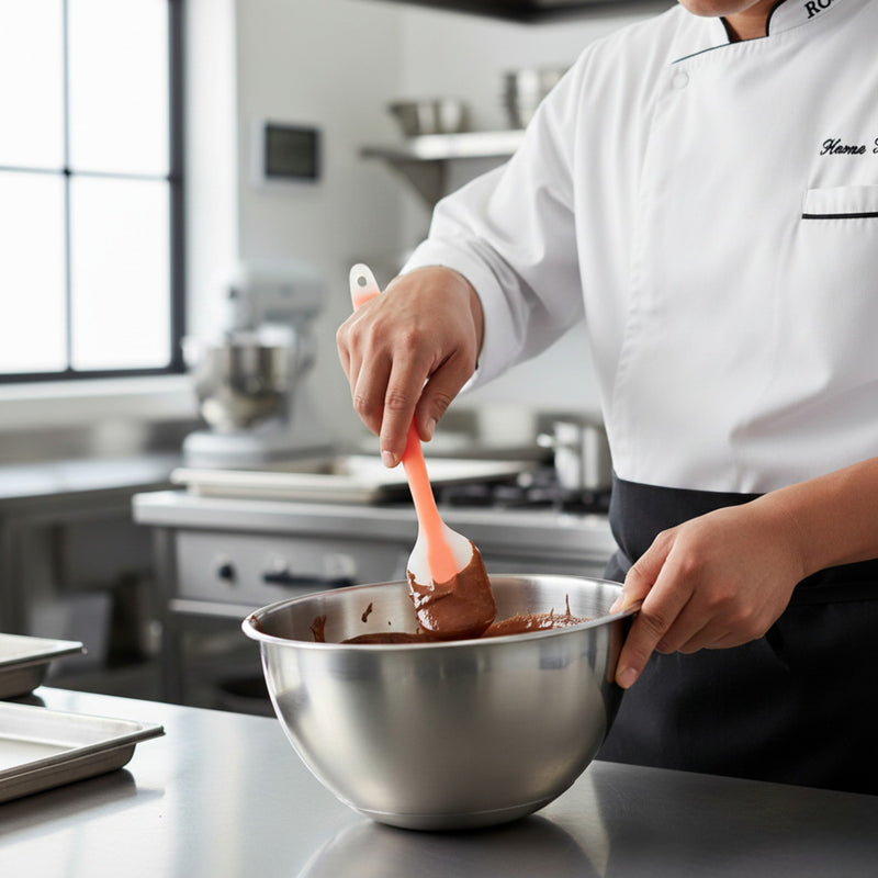 ESPATULA  SILICON 11" NARANJA