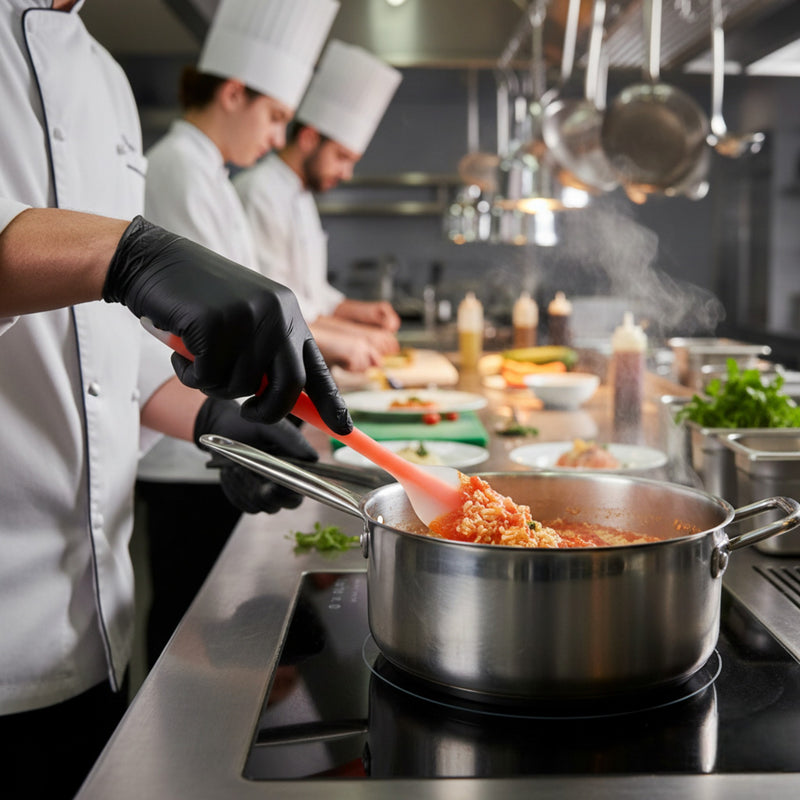 ESPATULA  SILICON 11" NARANJA