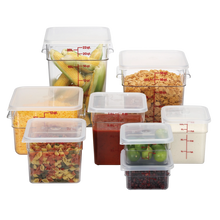 Cargar imagen en el visor de la galería, TAPA CUAD 12, 18 Y 22 QT PP CAMBRO
