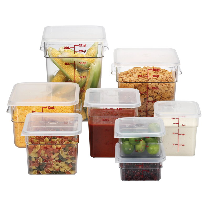 TAPA CUAD 12, 18 Y 22 QT PP CAMBRO