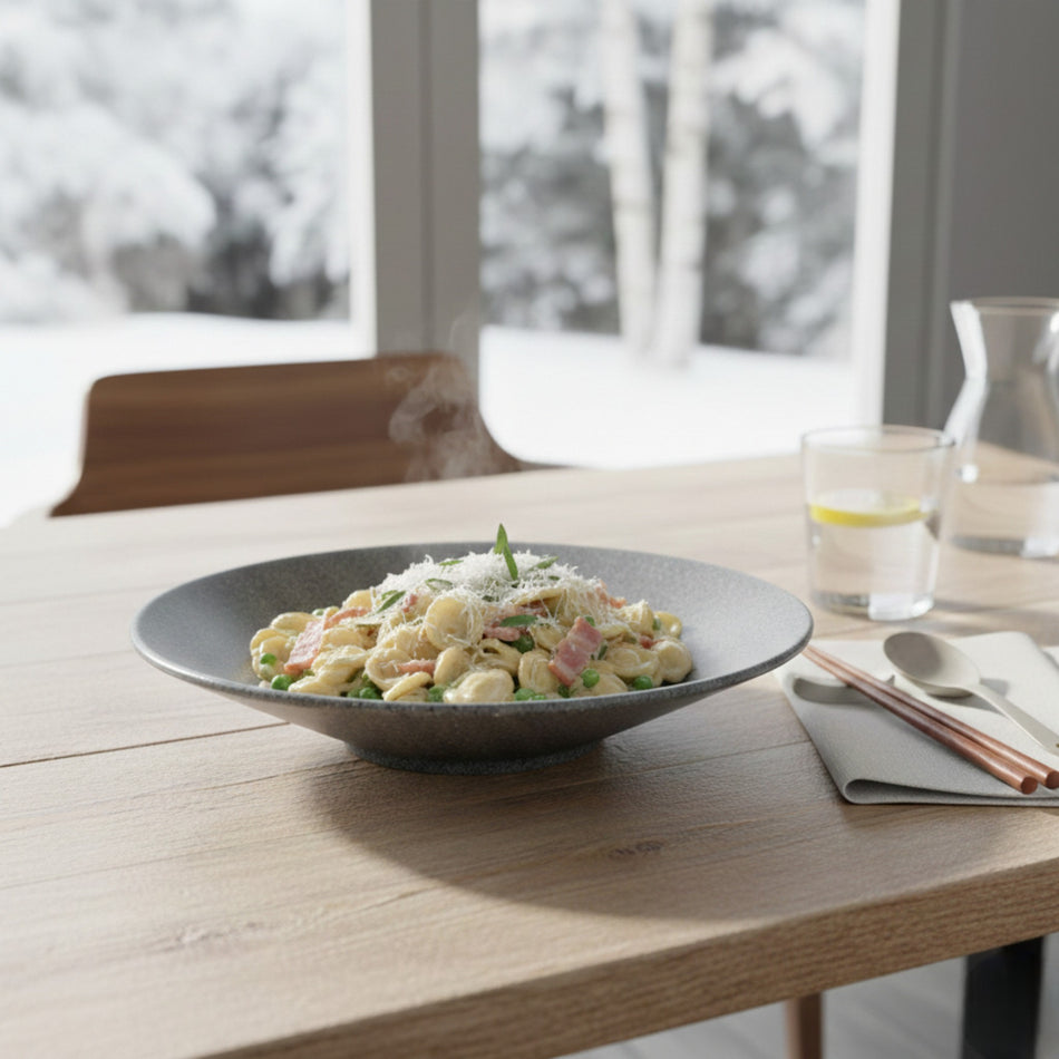 HORECA PLATO PASTA 28 CM GRAY