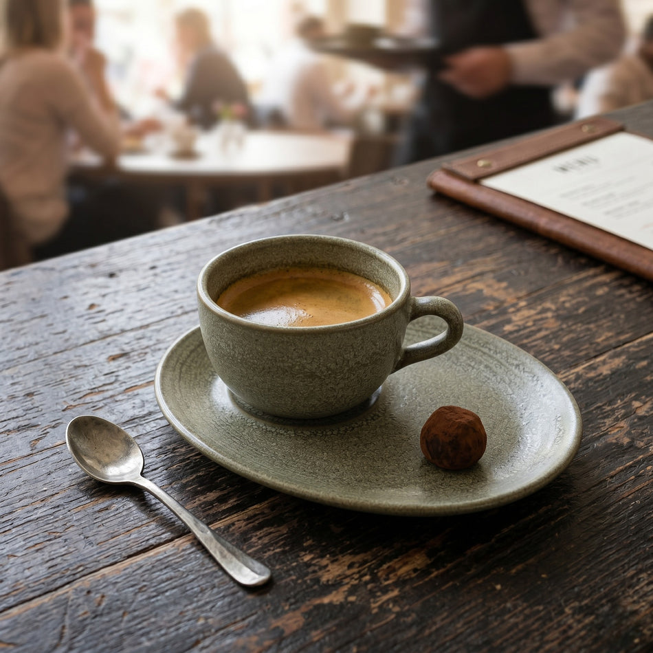 ADELFA PLATO P/TAZA 20x17 CM RIPPLE