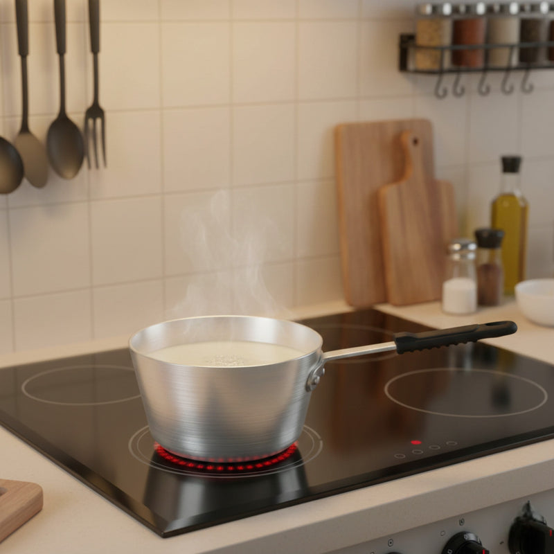 CACEROLA 2.60 QT PROF 20 CM MGO NEGRO