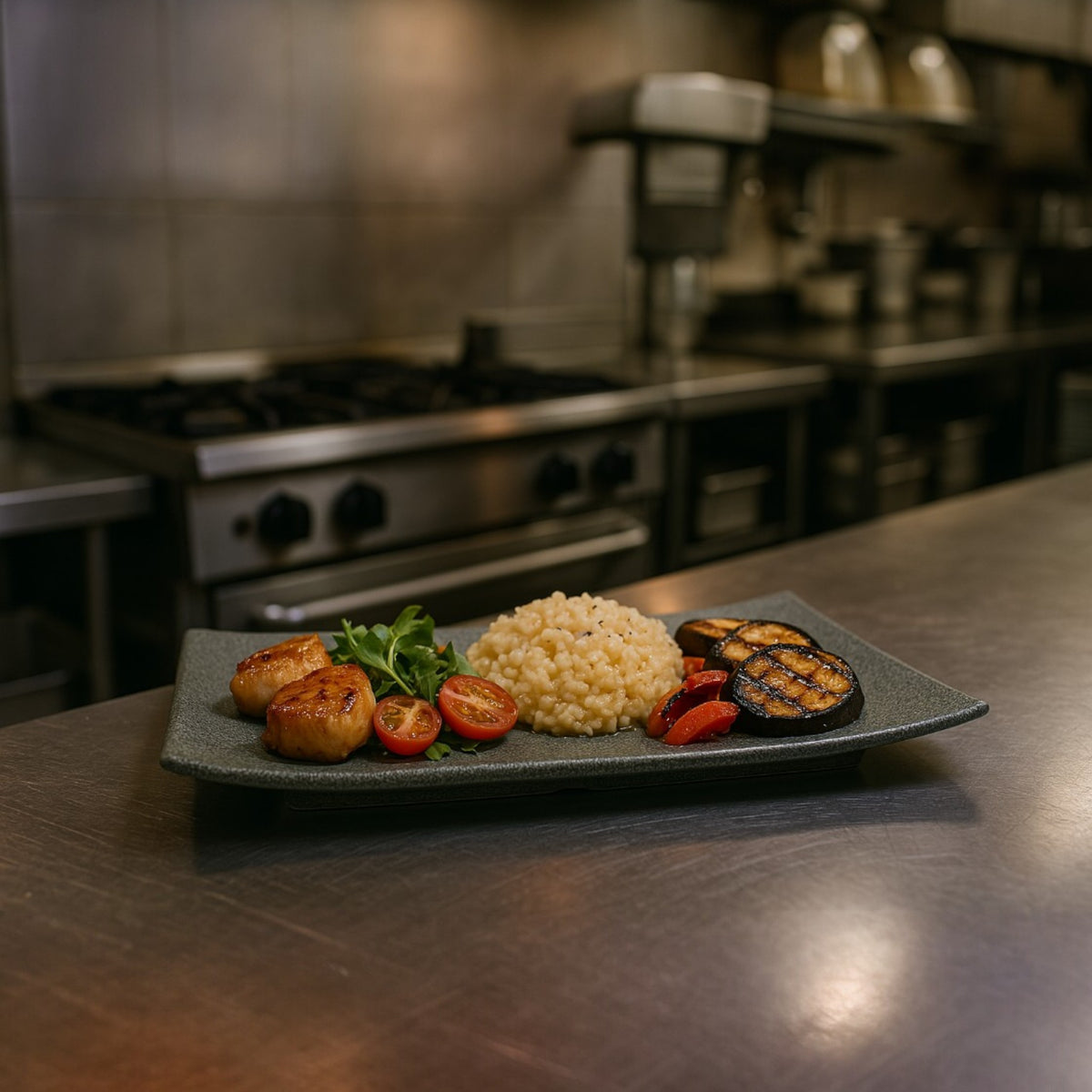 HORECA BANDEJA RECT 28x19 GRAY
