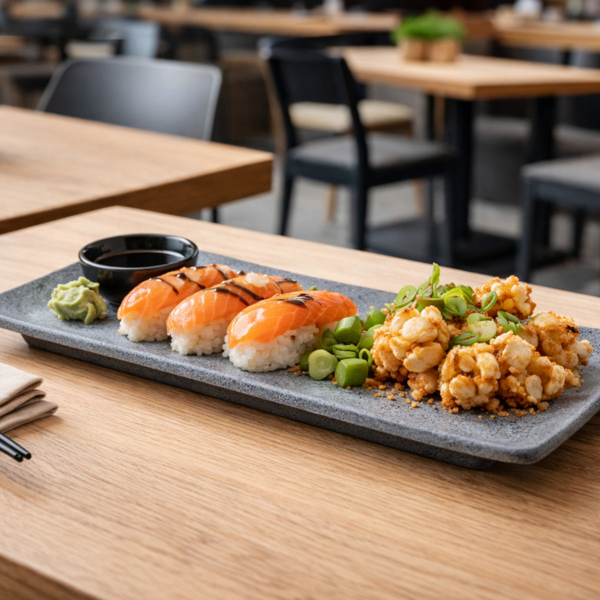 HORECA BANDEJA RECT 32x09 CM GRAY
