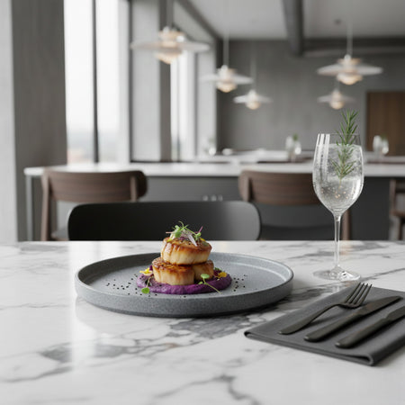 HORECA BARCELONA PLATO 27 GRAY
