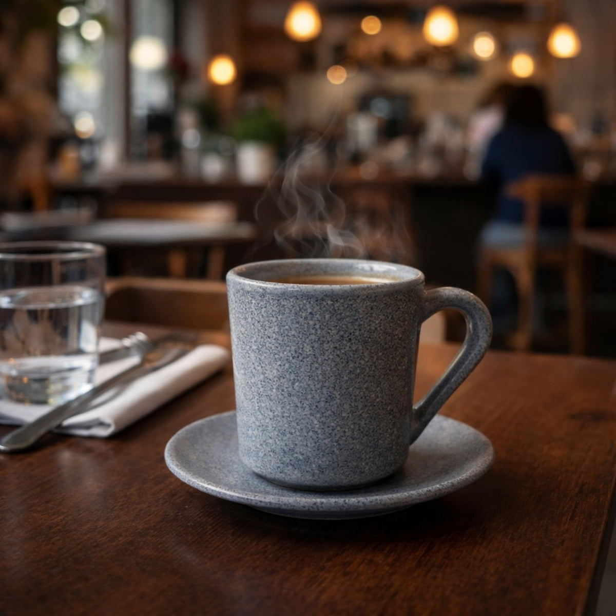 HORECA PLATO P/TAZA 14 CM GRAY