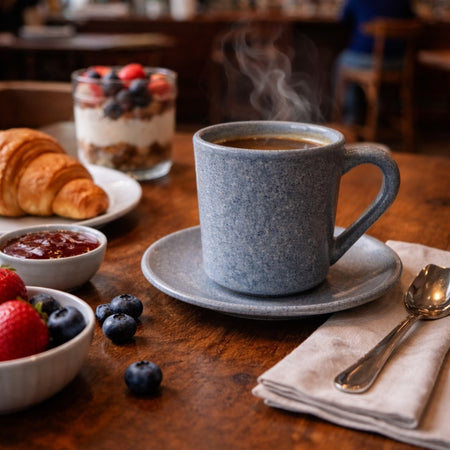 HORECA PLATO P/TAZA 14 CM GRAY