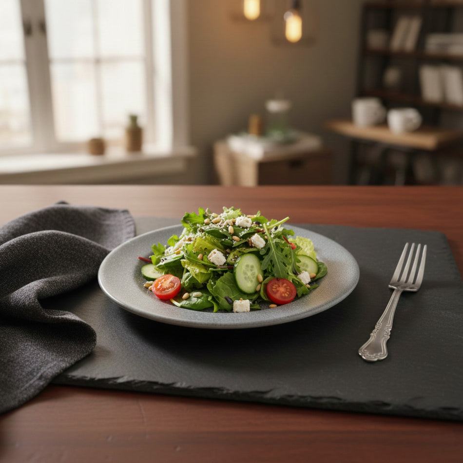 HORECA PLATO TRINCHE 08" GRAY 20 CM