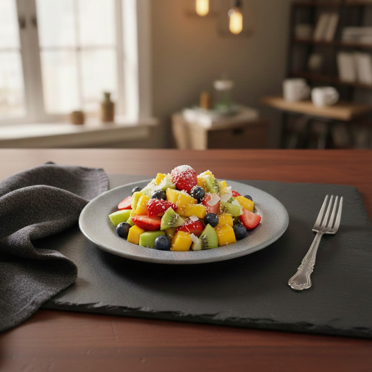 HORECA PLATO TRINCHE 08" GRAY 20 CM