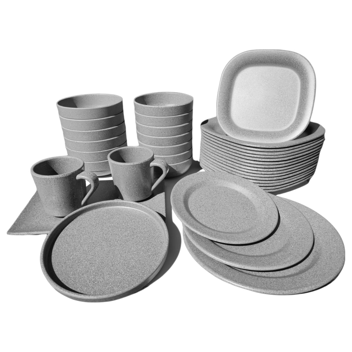 HORECA PLATO TRINCHE 09" GRAY 23 CM