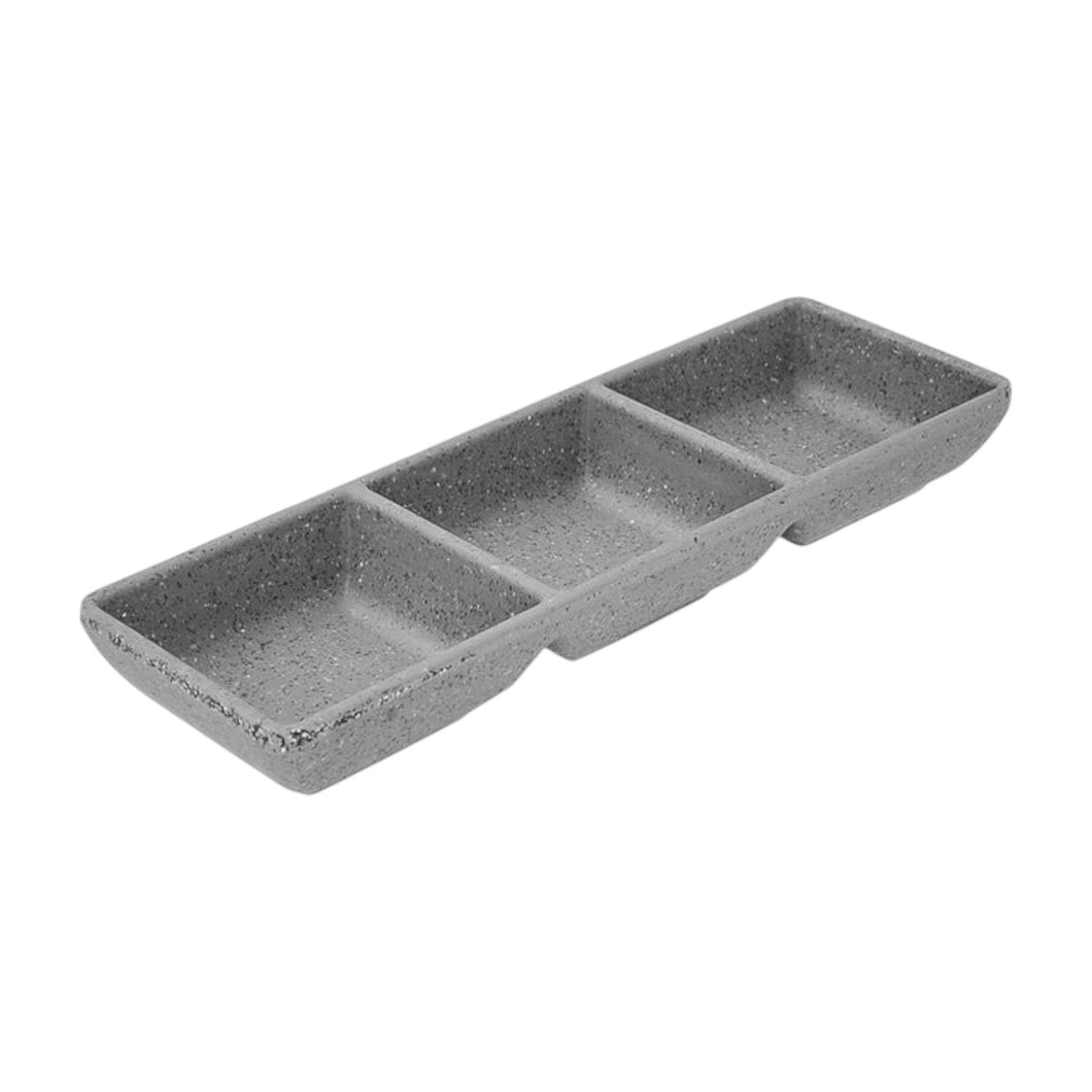 HORECA SALSERA 3 CAV 21x07 CM GRAY