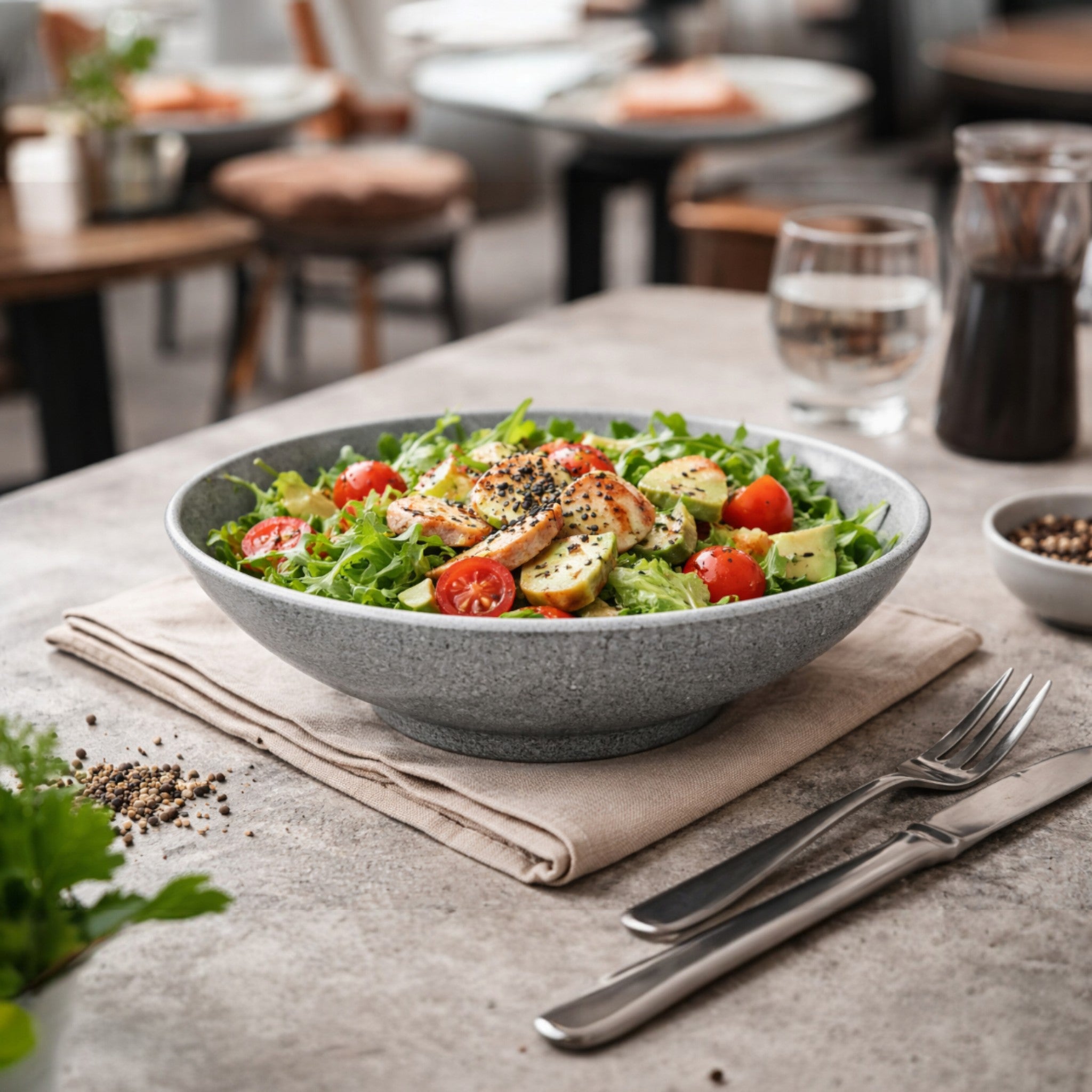 HORECA TAZON BAJA 23 CM GRAY