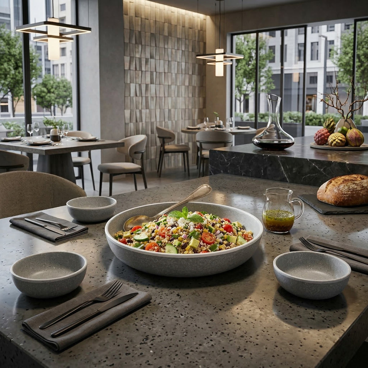 HORECA TAZON ENSENADA 26 CM GRAY