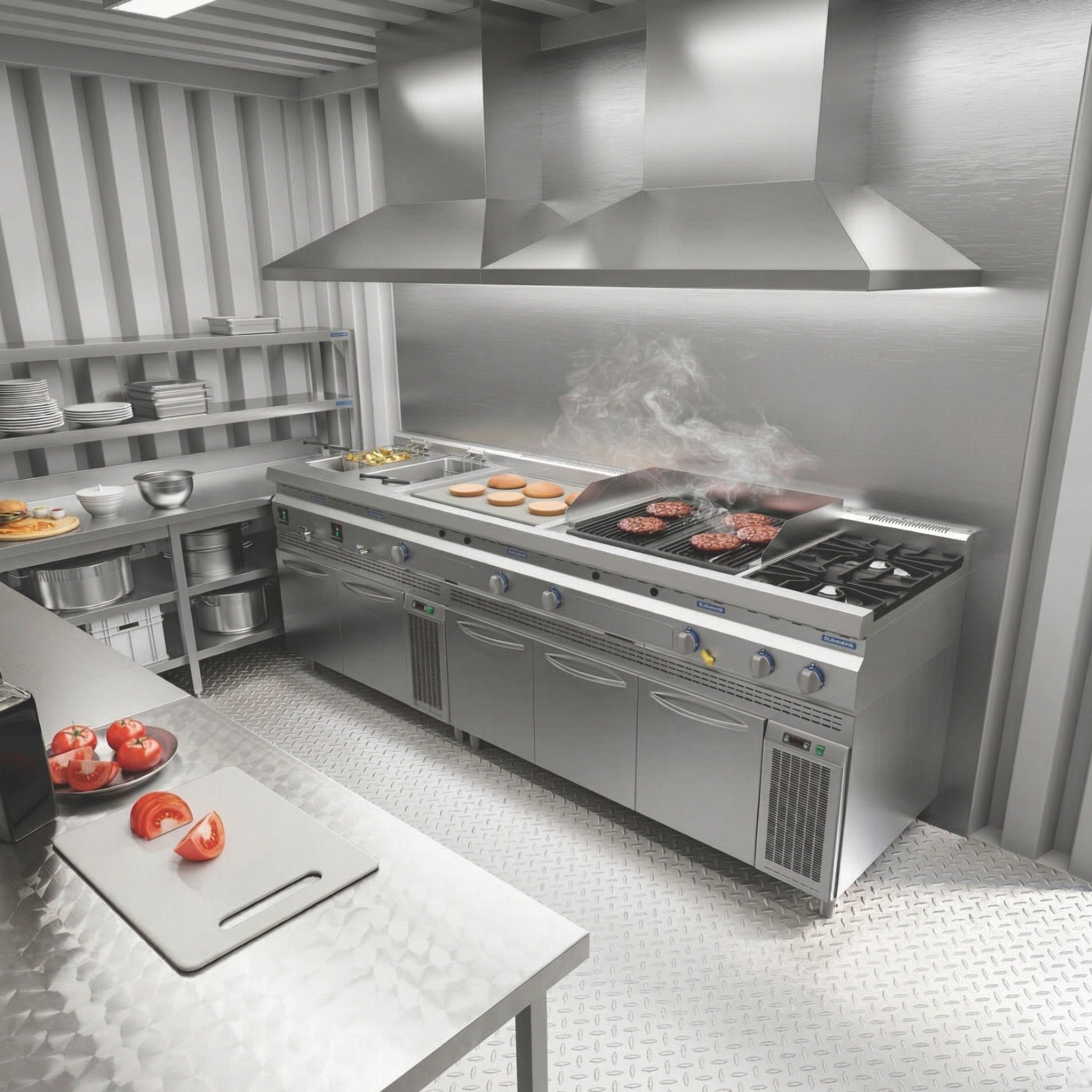 HORNO A GAS 80x80 CM AC INOX AMERICA