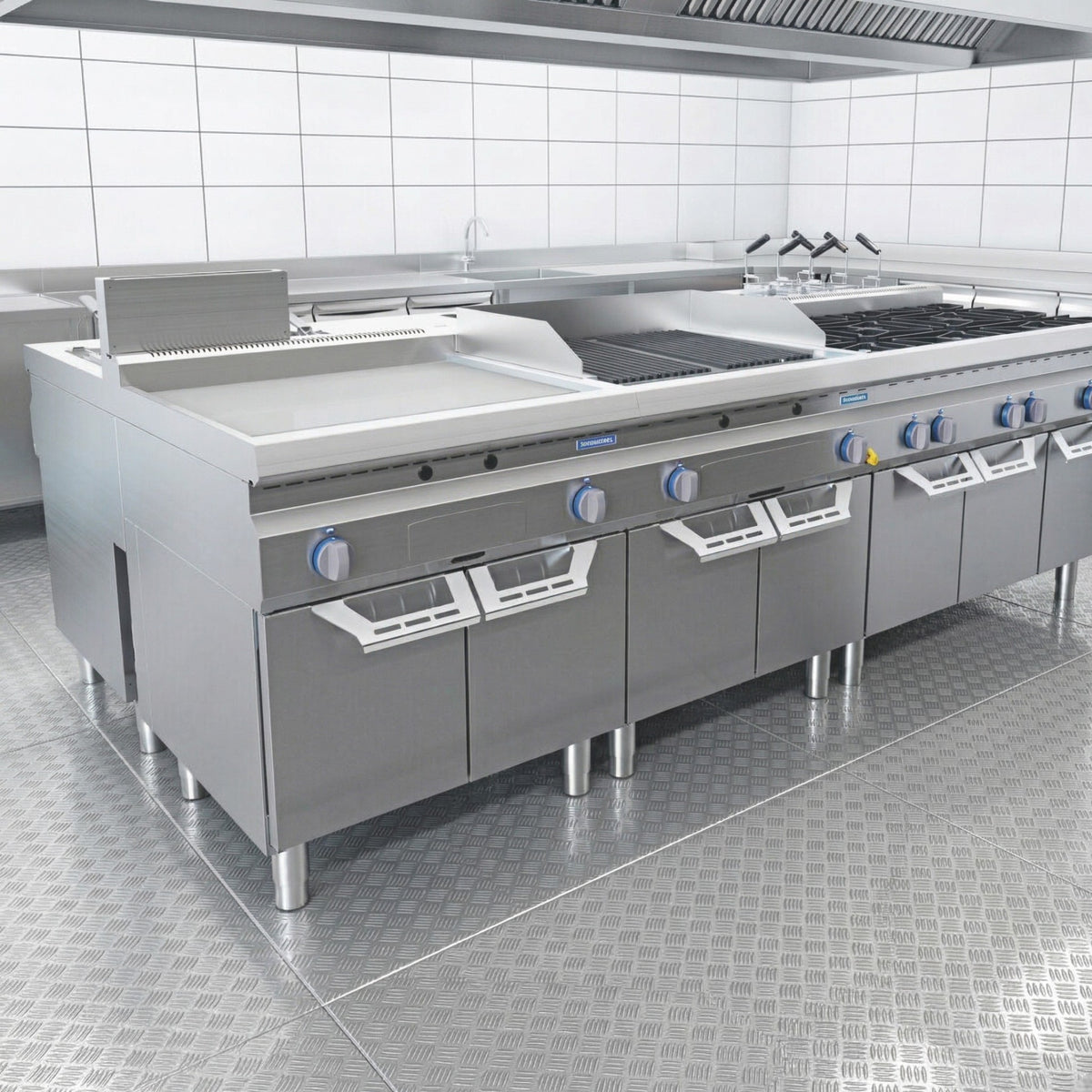 HORNO A GAS 80x80 CM AC INOX AMERICA