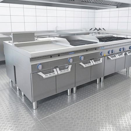 HORNO A GAS 80x80 CM AC INOX AMERICA