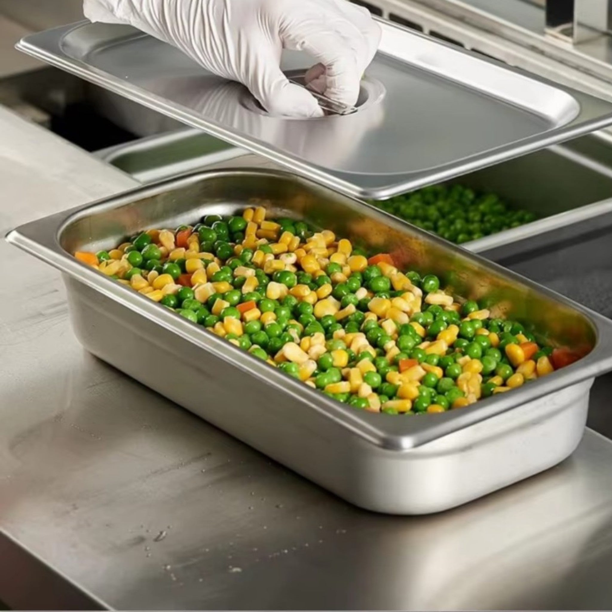 INSERTO AC INOX 1/3x2.5" BUFFETWARE