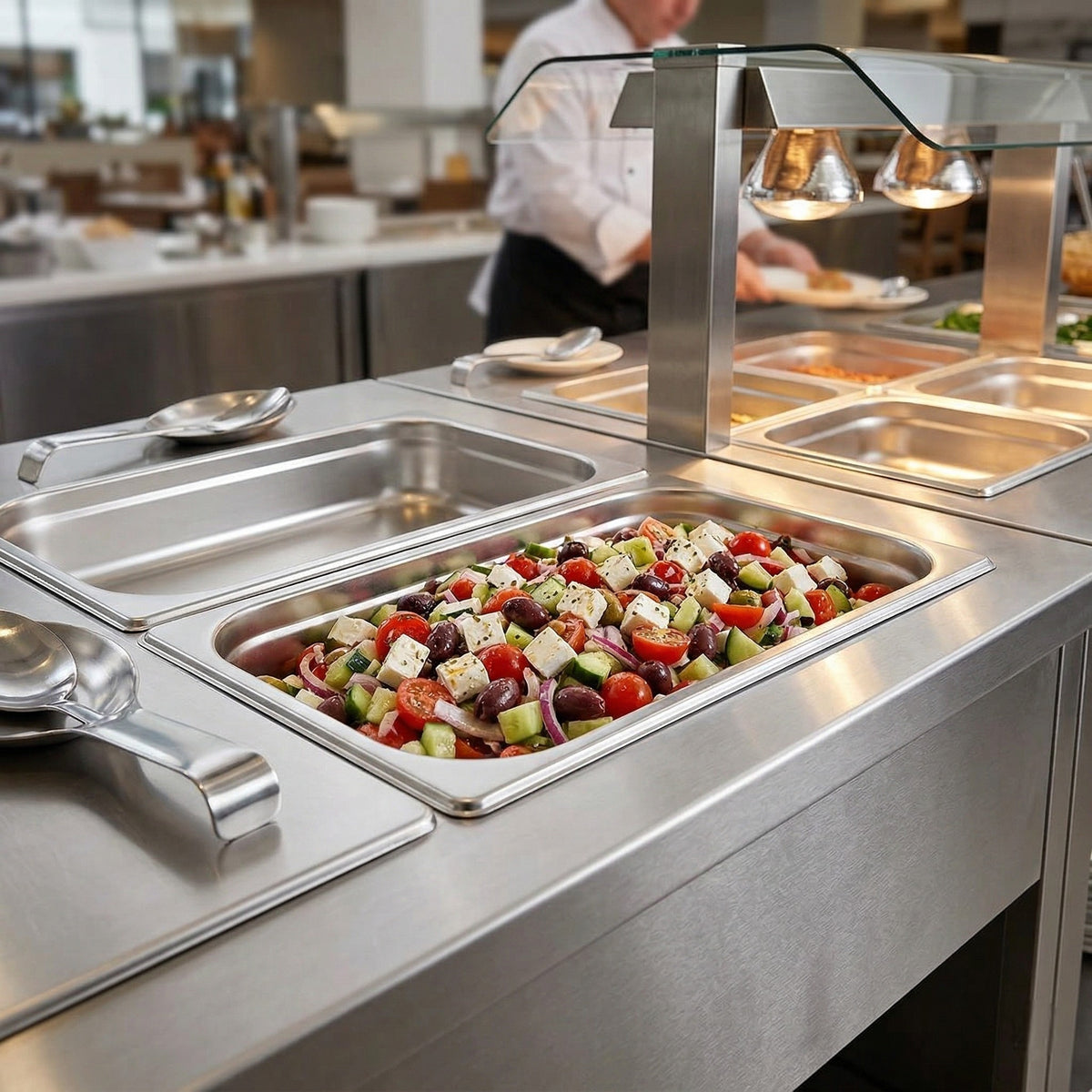 INSERTO AC INOX 1/3x2.5" BUFFETWARE