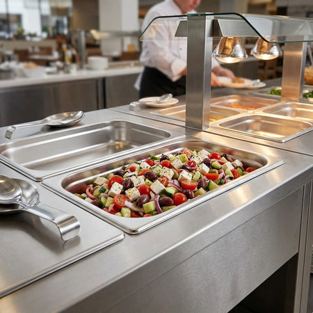 INSERTO AC INOX 1/3x2.5" BUFFETWARE