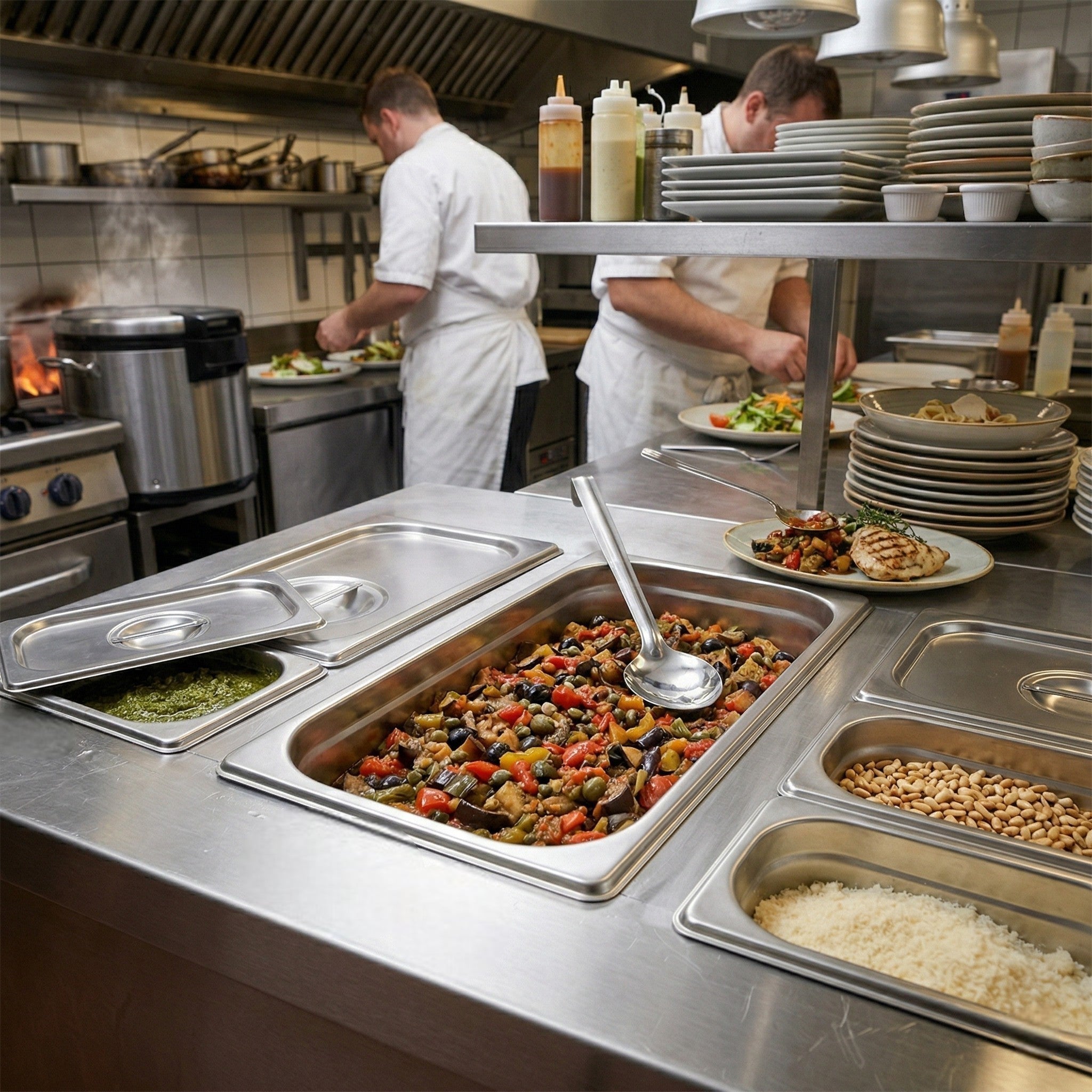 INSERTO AC INOX 1/3x2.5" BUFFETWARE