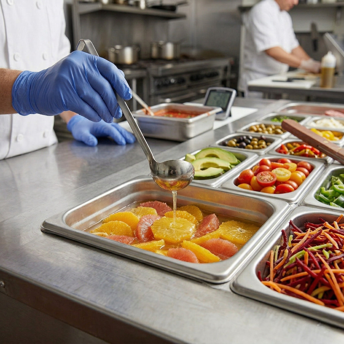 INSERTO AC INOX 1/6x2.5" BUFFETWARE