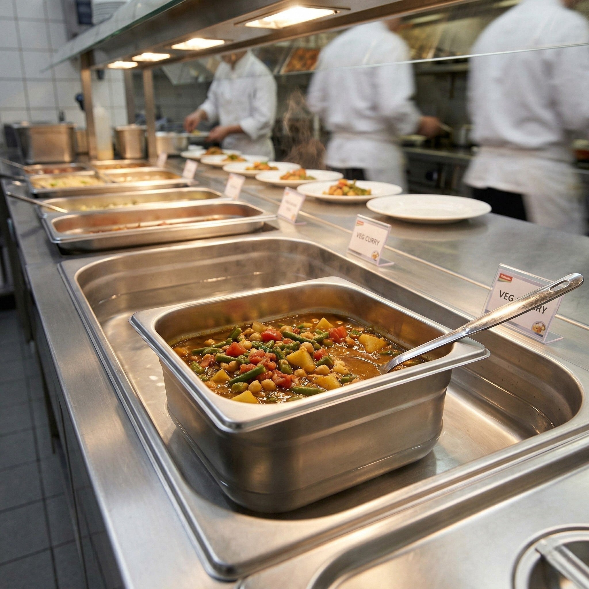 INSERTO AC INOX 1/6x4.0" BUFFETWARE
